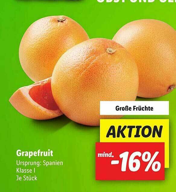 Grapefruit Angebot bei Lidl
