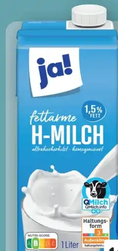 REWE ja! H-Vollmilch Angebot