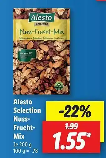 Lidl Alesto Selection Nuss-frucht-mix Angebot