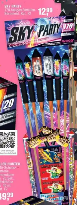 Handelshof weco SKY PARTY Angebot