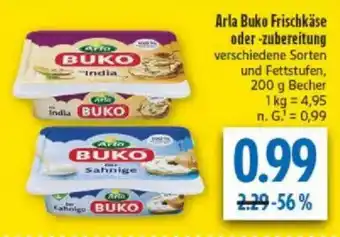 diska Arla Buko Frischkäse oder -zubereitung Angebot