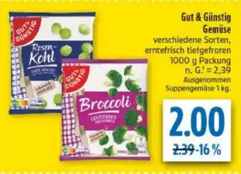diska Gut & Günstig Gemüse Angebot
