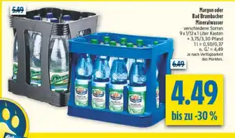 diska Margon oder Bad Brambacher Mineralwasser Angebot