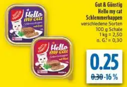 diska Gut & Günstig Hello my cat Schlemmerhappen Angebot