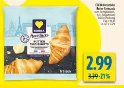 diska EDEKA Herzstücke Butter Croissants Angebot