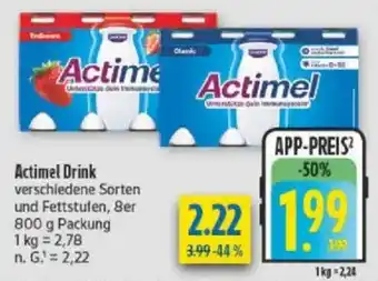 diska Danone Actimel Drink Angebot