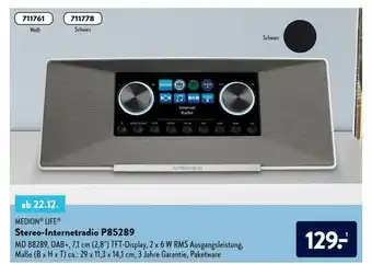 Aldi Süd Medion Life Stereo-internetradio P85289 Angebot