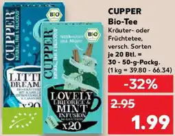 Kaufland CUPPER Bio-Tee Angebot