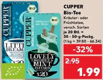 Kaufland CUPPER Bio-Tee Angebot