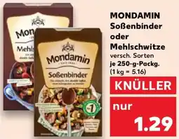 Kaufland MONDAMIN Soßenbinder oder Mehlschwitze Angebot