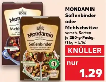 Kaufland MONDAMIN Soßenbinder oder Mehlschwitze Angebot