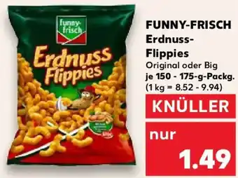 Kaufland FUNNY-FRISCH Erdnuss- Flippies Angebot