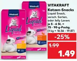 Kaufland VITAKRAFT Katzen-Snacks Angebot