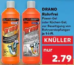 Kaufland DRANO Rohrfrei Angebot