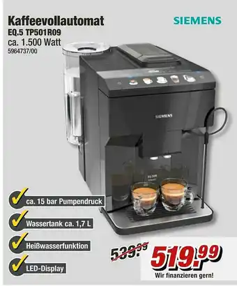 Poco Siemens Kaffeevollautomat Eq.5 Tp501r09 Angebot