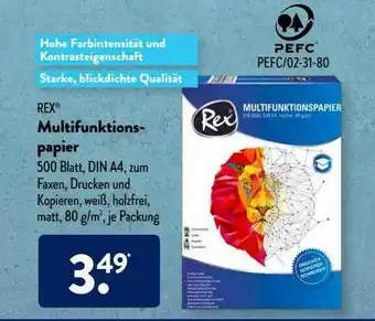 Aldi Süd Rex Multifunktionspapier Angebot