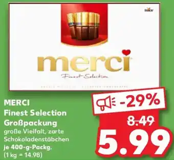 Kaufland MERCI Finest Selection Großpackung Angebot