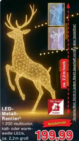 Jawoll LED- Metall- Rentier Angebot