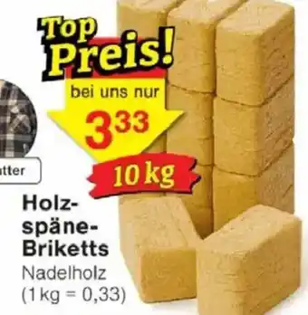 Jawoll Holzspäne- Briketts Angebot
