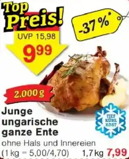 Jawoll Junge ungarische ganze Ente Angebot