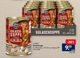 Aldi Süd La Finesse Gulaschsuppe Angebot