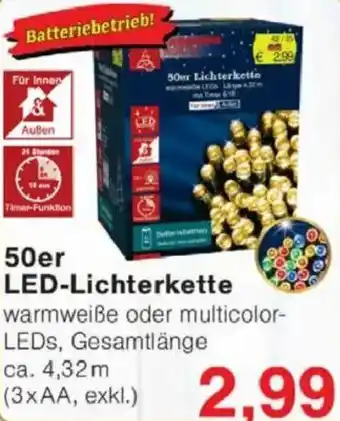 Jawoll 50er LED-Lichterkette Angebot