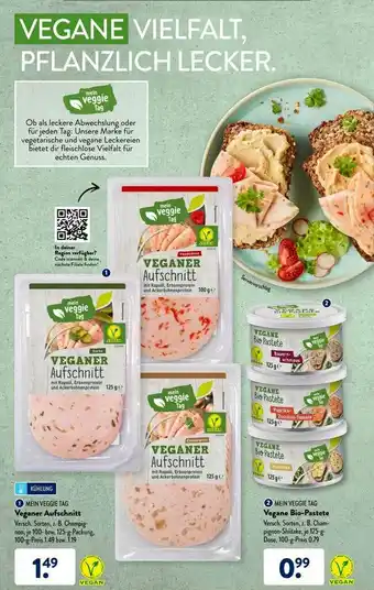 Aldi Süd Mein Veggie Tag Veganer Aufschnitt Oder Bio-pastete Angebot