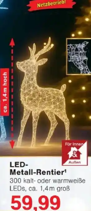 Jawoll LED- Metall-Rentier Angebot