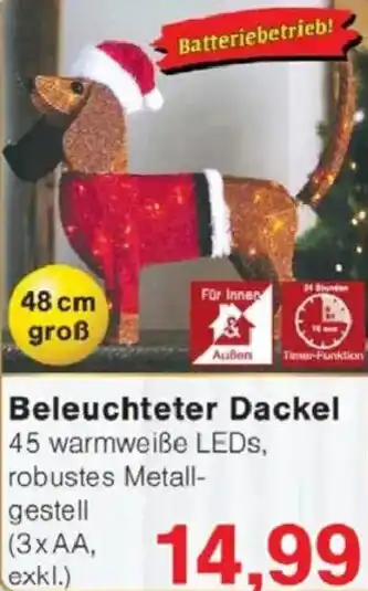 Jawoll Beleuchteter Dackel Angebot