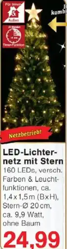 Jawoll LED-Lichternetz mit Stern Angebot