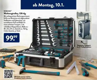 Aldi Süd Workzone Werkzeugtrolley Angebot