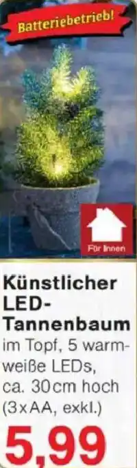 Jawoll Künstlicher LED- Tannenbaum Angebot