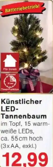 Jawoll Künstlicher LED- Tannenbaum Angebot