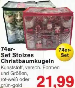 Jawoll 74er- Set Stolzes Christbaumkugeln Angebot