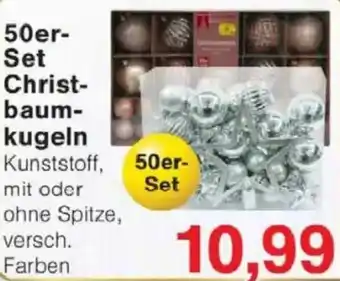 Jawoll 50er- Set Christbaumkugeln Angebot