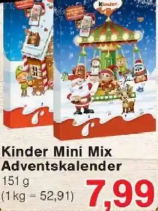 Jawoll Kinder Mini Mix Adventskalender Angebot