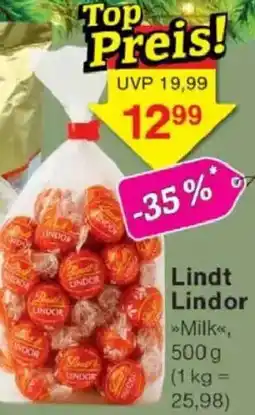 Jawoll Lindt Lindor Angebot