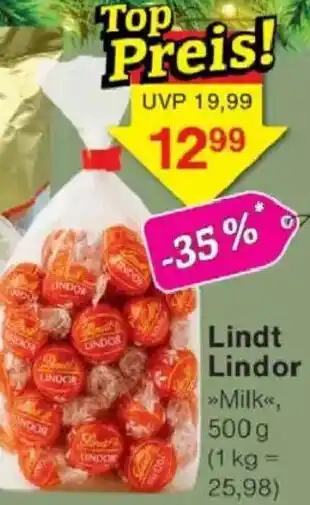 Jawoll Lindt Lindor Angebot