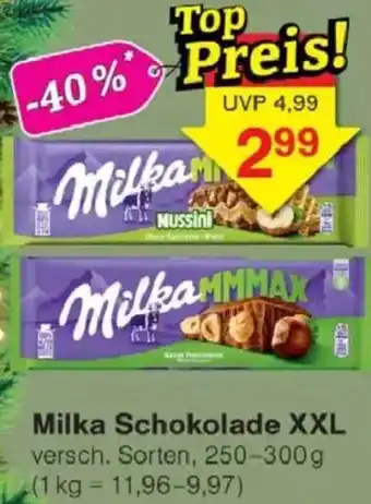 Jawoll Milka Schokolade XXL Angebot