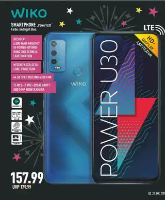 Marktkauf Wiko Smartphone „power U30“ Angebot