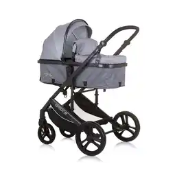 Netto Marken-Discount Chipolino Kinderwagen 2 in 1 Amore Getränkehalter Wickeltasche Fußabdeckung Korb grau Angebot