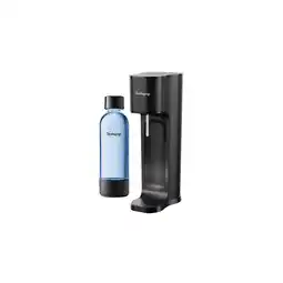 Netto Marken-Discount SODAPOP Wassersprudler Joy ECO matt schwarz, 1x 850ml PET Flasche + 1x CO² Zylinder Angebot