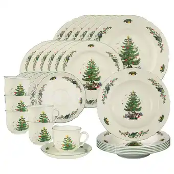 Netto Marken-Discount Seltmann Weiden Kombiservice Marieluise Weihnachten 30er Set Angebot