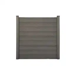 Netto Marken-Discount WPC-Sichtschutzzaun - 5x Element + 6x Pfosten Anthrazit Angebot
