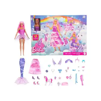 Netto Marken-Discount Mattel JFL66 - Barbie - Fantasy - Adventskalender - Puppe mit Accessoires Angebot