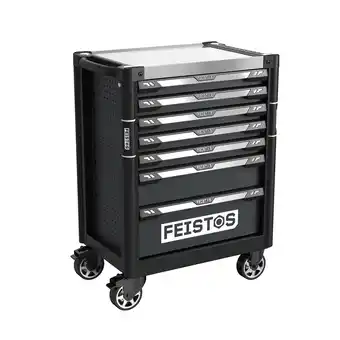Netto Marken-Discount Feistos Werkstattwagen Mento 3 / 158-teilig Schwarz 48x73x98cm Angebot