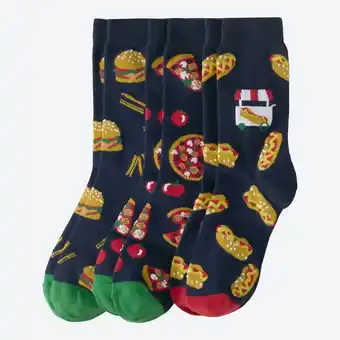 NKD Unisex-Socken mit unterschiedlichen Motiven, 3er-Pack Angebot
