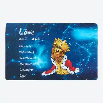 NKD Frühstücksbrett mit Sternzeichen-Motiv, ca. 23,3x14,3x0,3 cm Angebot