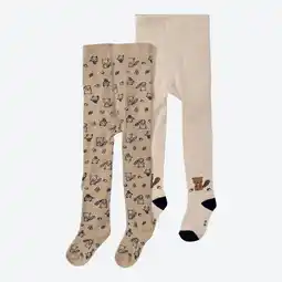 NKD Baby-Strickstrumpfhose mit Waldtier-Motiv, 2er-Pack Angebot