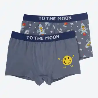 NKD Kinder-Jungen-Retroshorts mit Aufdruck, 2er-Pack Angebot